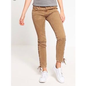 Polo Ralph Lauren | Lace-Up Tompkins Skinny Jean